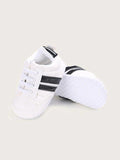 Baby Black Stripe Sneakers