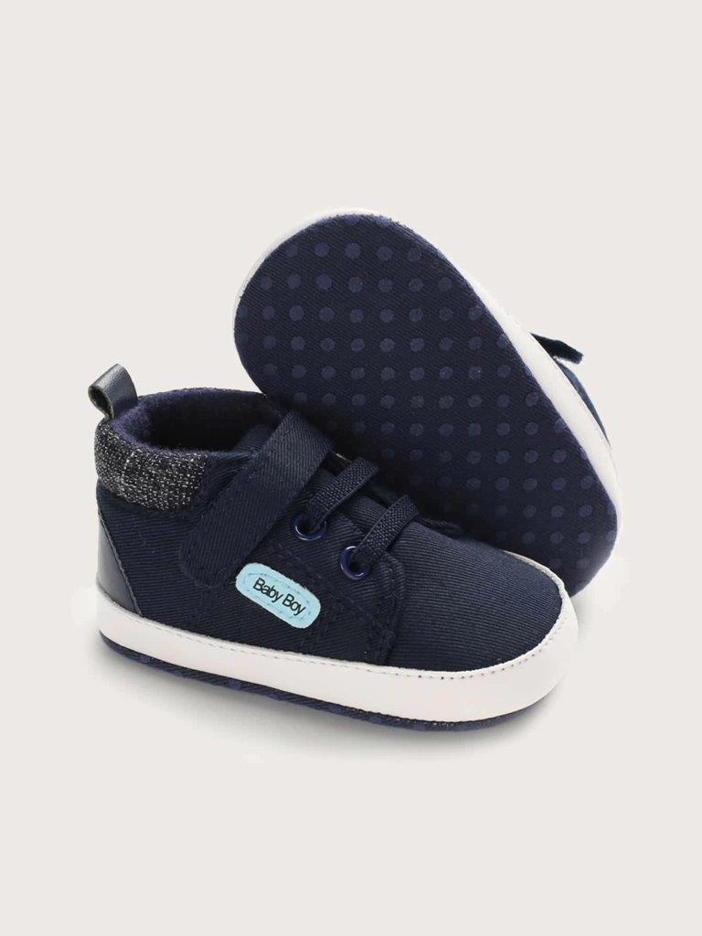 Baby Boy Navy Sneakers