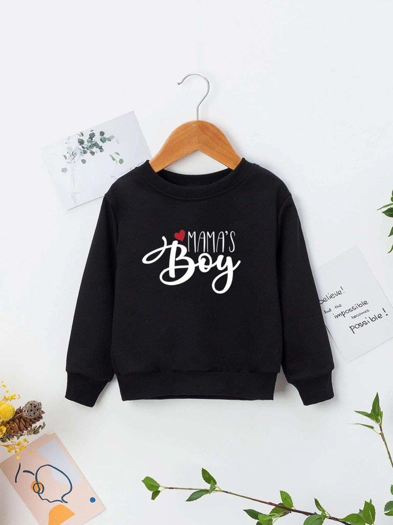 Toddler Boys Slogan Pullover