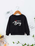 Toddler Boys Slogan Pullover