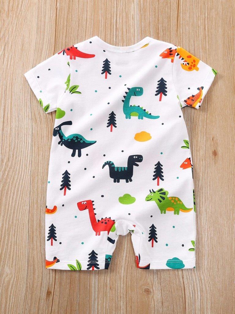 Dinosaur Print Baby Grow