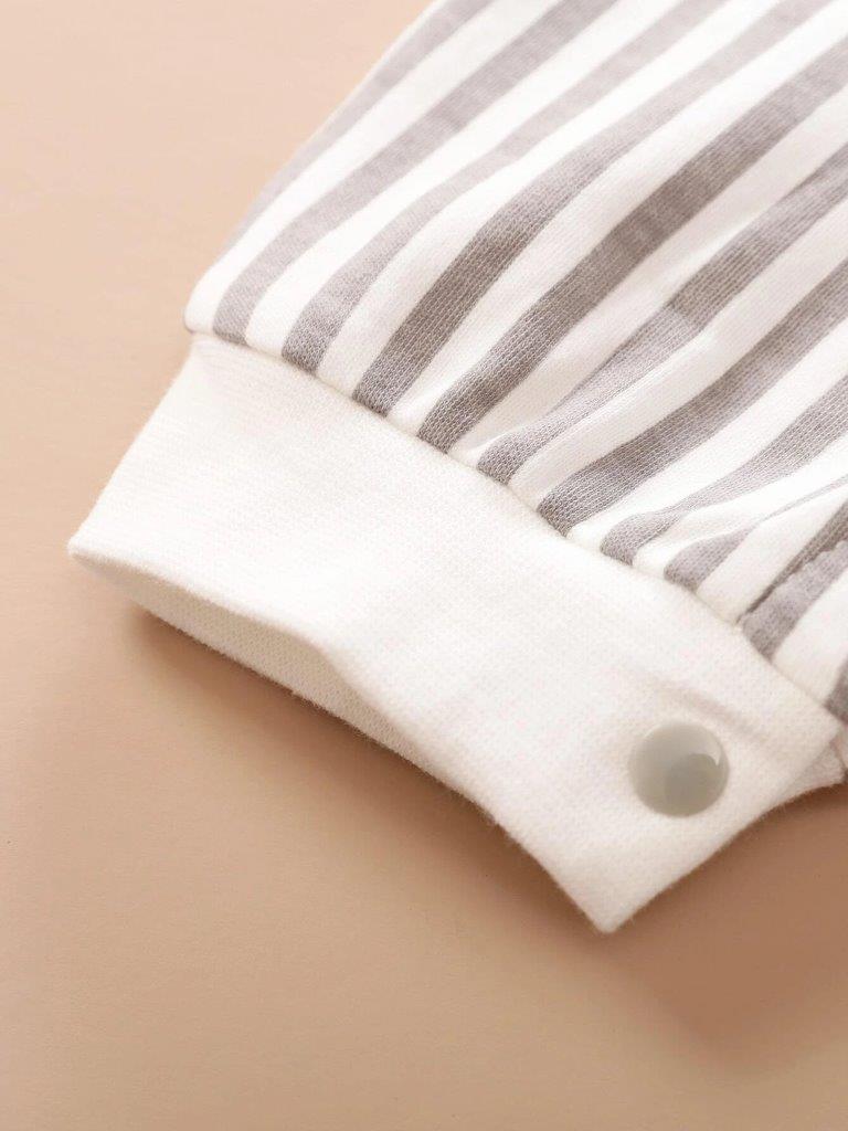 Baby Bow Tie Long Sleeve Jumpsuit
