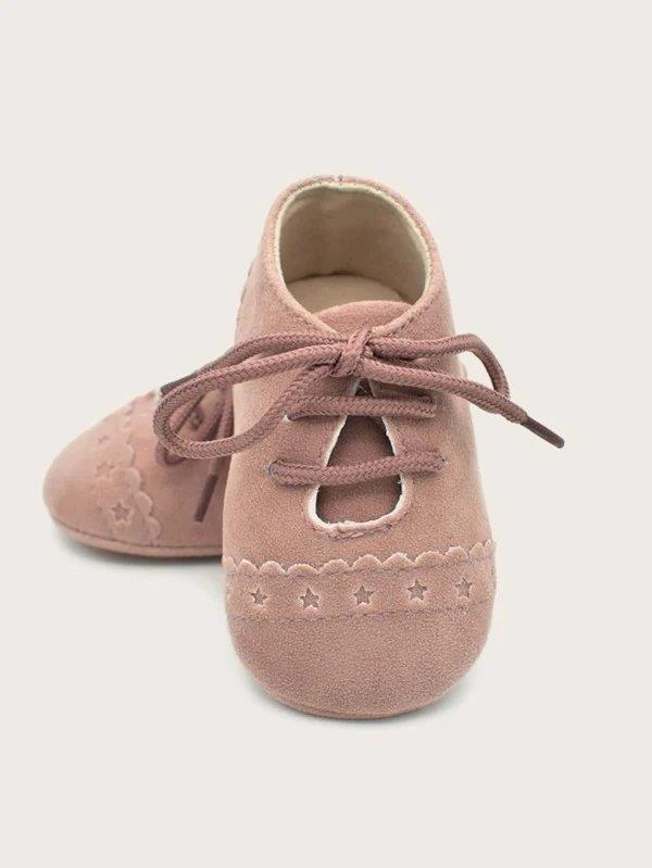 Baby Star Lace-up Mauve