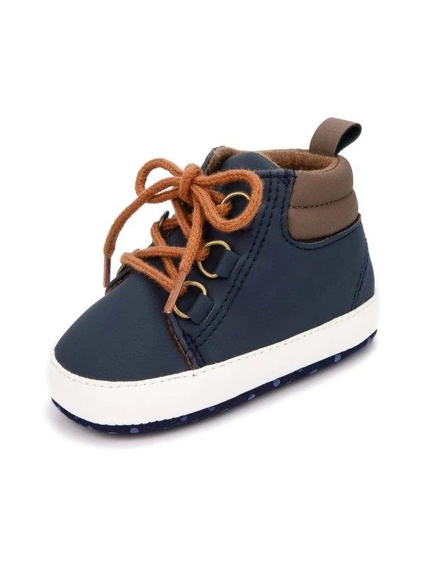 Baby Blue Lace Up Sneaker