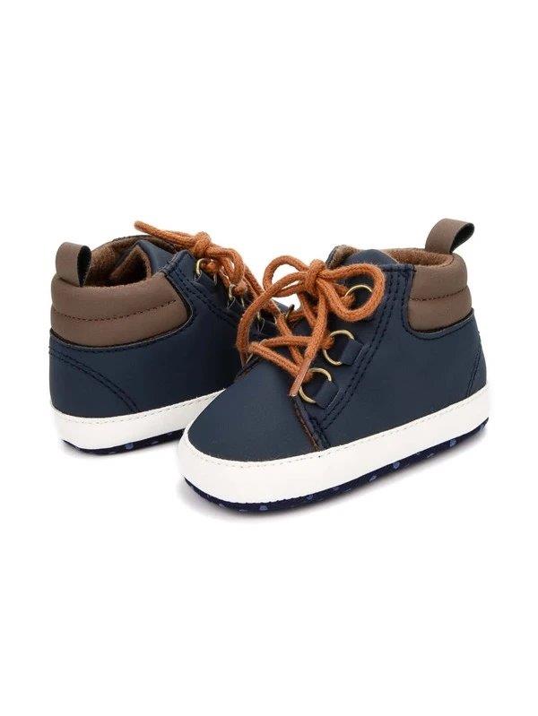 Baby Blue Lace Up Sneaker