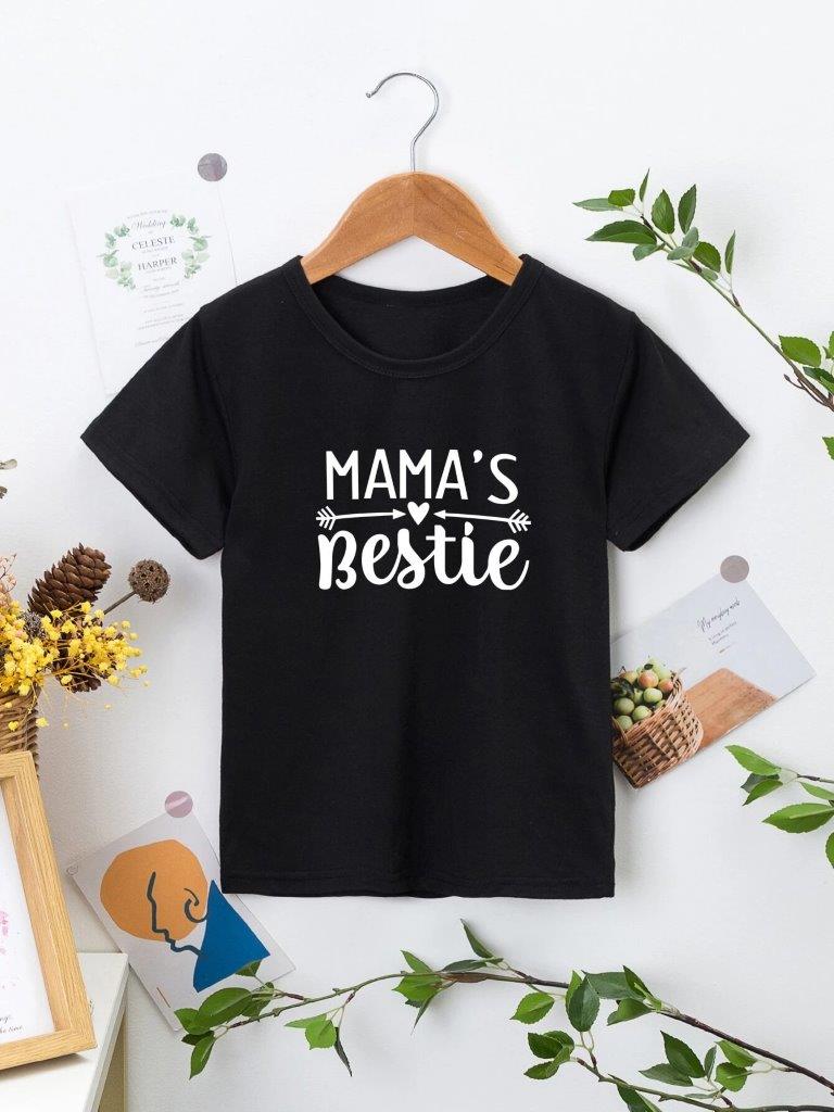 Toddler Girls Mama's Bestie Tee