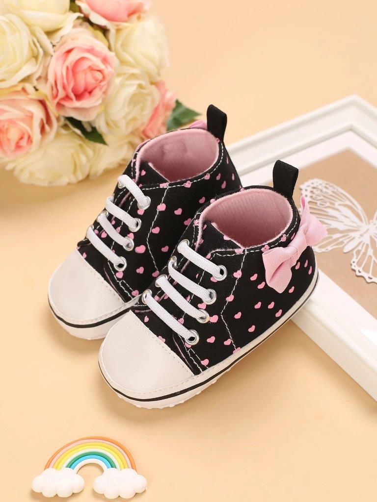 Baby Heart Print Sneakers