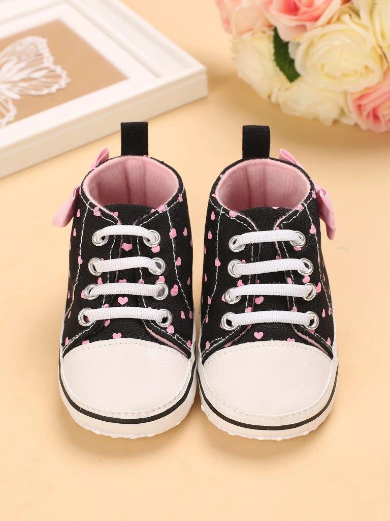 Baby Heart Print Sneakers