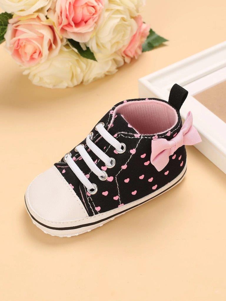 Baby Heart Print Sneakers