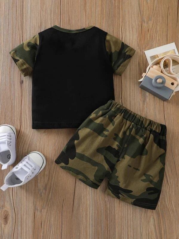 Baby I Love Pappa Camo Set