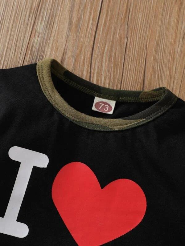 Baby I Love Pappa Camo Set