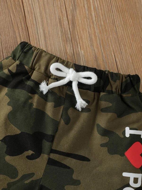 Baby I Love Pappa Camo Set