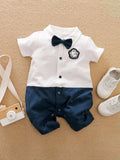 Baby Bow Tie Romper