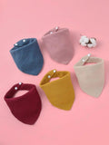 100% Cotton Stylish Bandana Bibs 5 Piece Mix 3