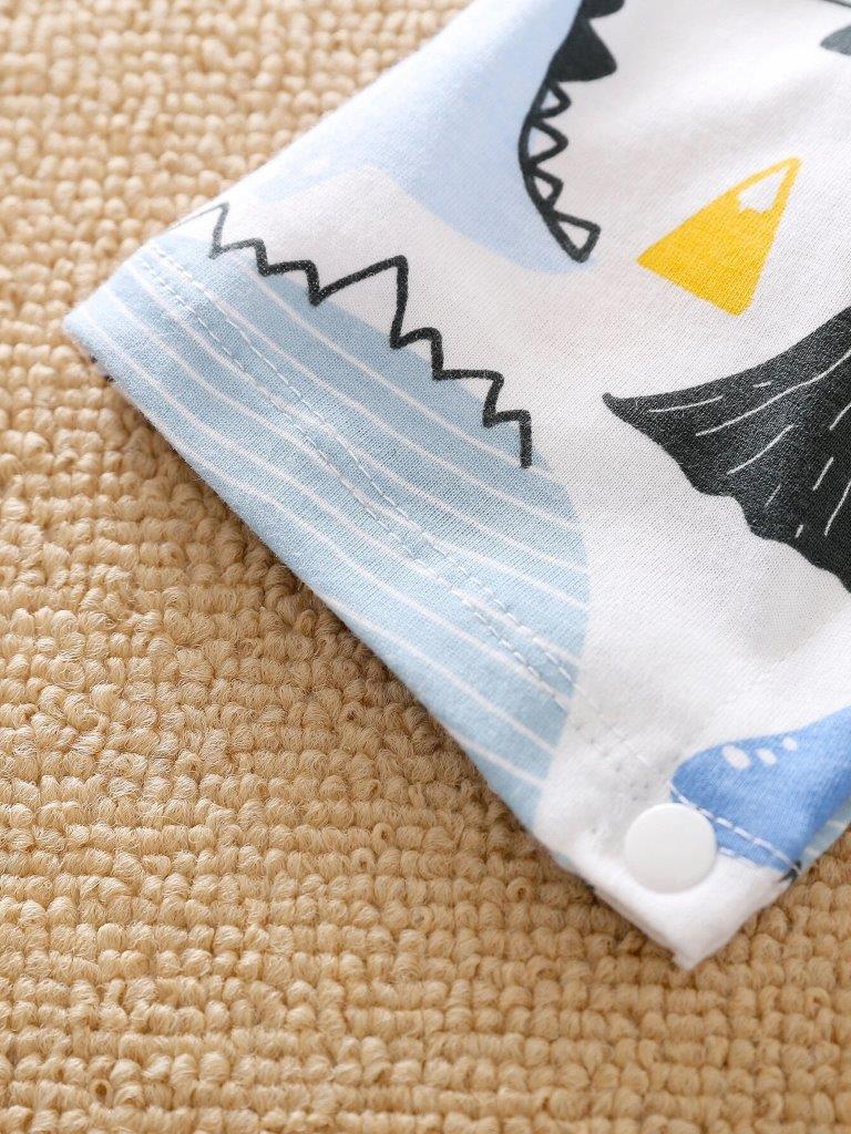Dinosaur Graphic Print Baby Grow