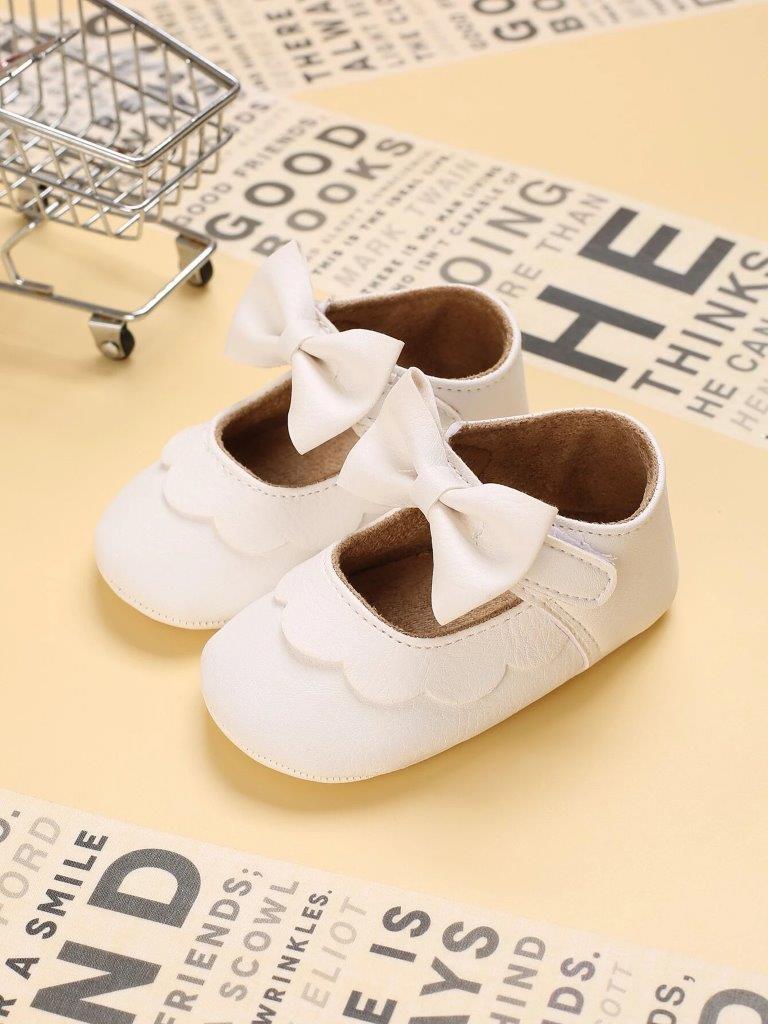 Baby White Pattern Mary Jane