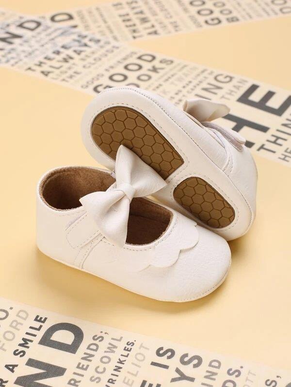 Baby White Pattern Mary Jane