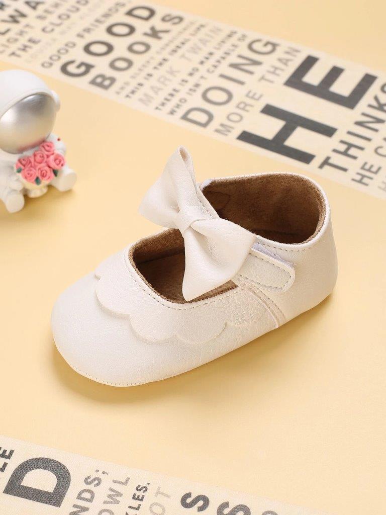 Baby White Pattern Mary Jane