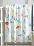 Baby Dinosaur Muslin Blanket