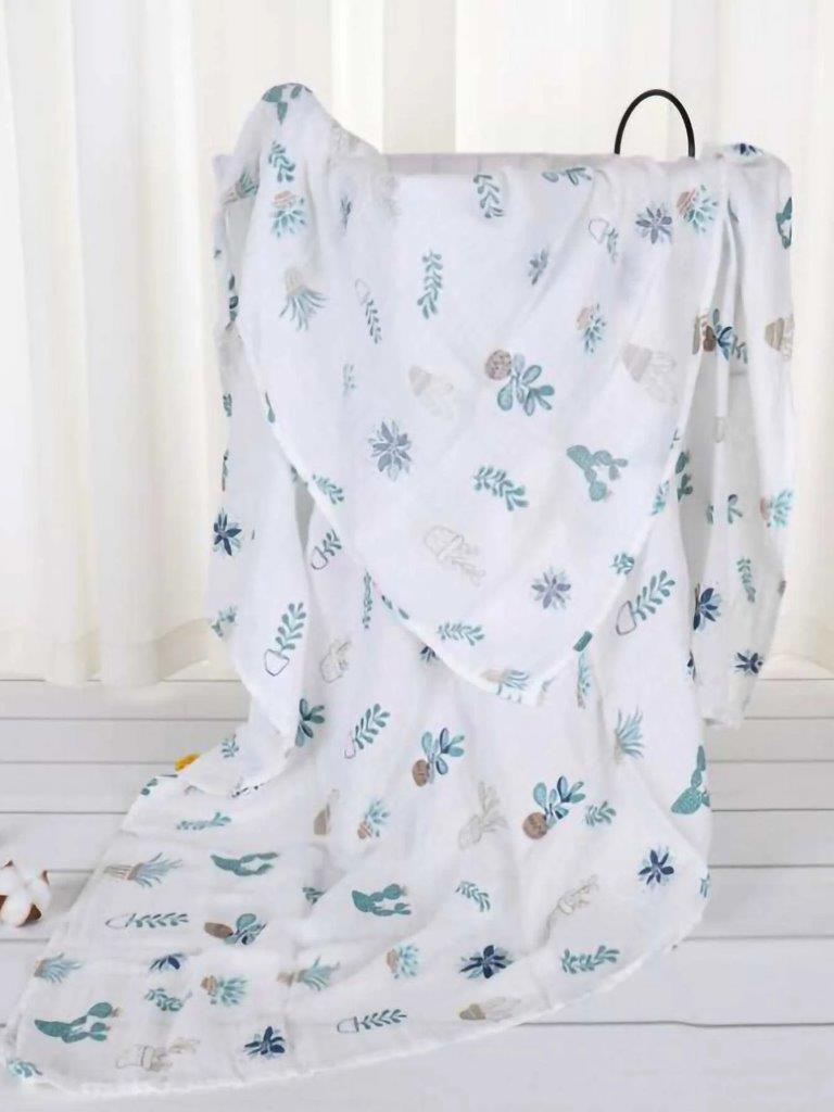 Baby Plant Muslin Blanket