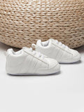 Baby White Stripe Sneakers