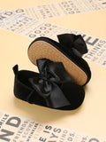 Baby Velvet flats Strap Bow Shoes
