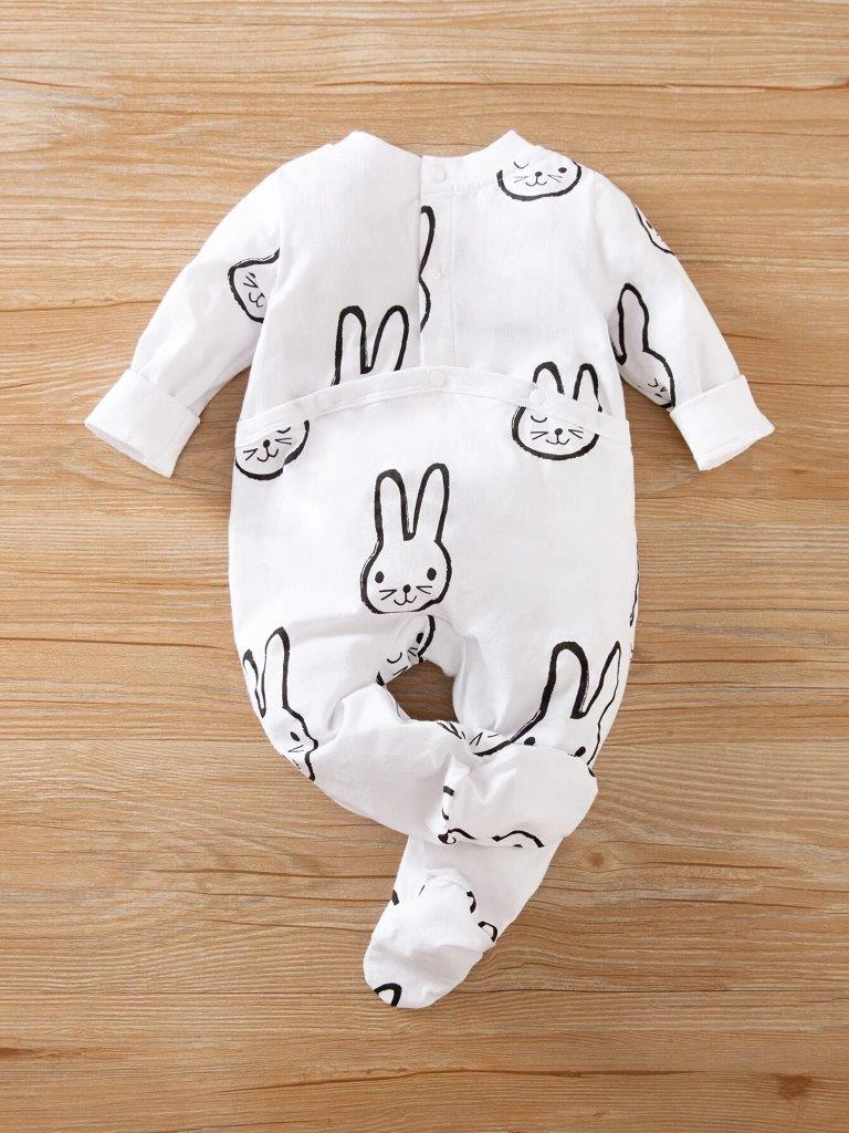 Baby Rabbit Graphic Jumpsuit