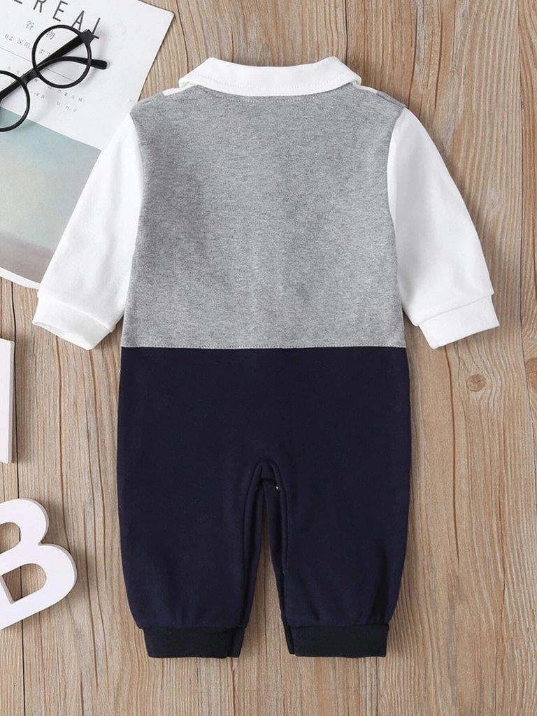 Baby Argyle Print Jumpsuit
