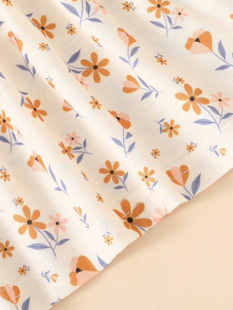 Toddler Girls Floral Print Legging Set
