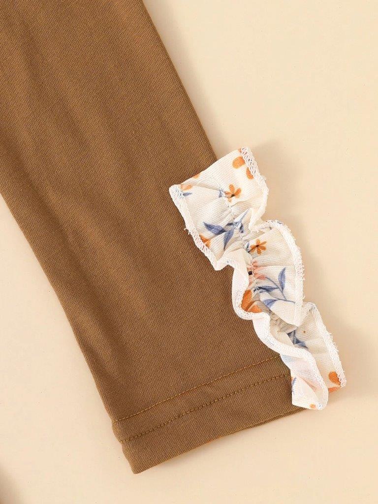 Toddler Girls Floral Print Legging Set