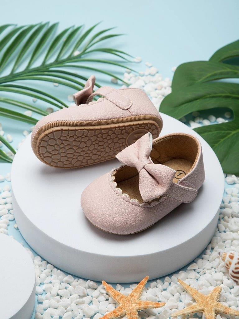 Baby Mary Jane With Bow Pink