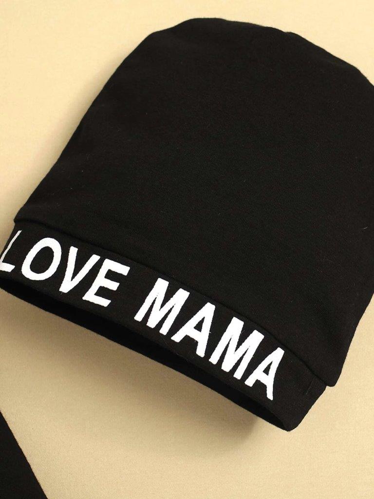 Baby Slogan Jumpsuit With Hat