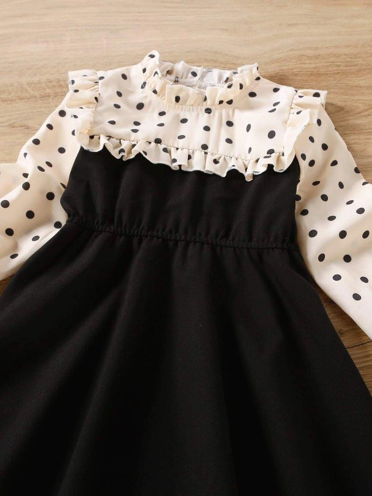 Toddler Girls Polka Dot Dress