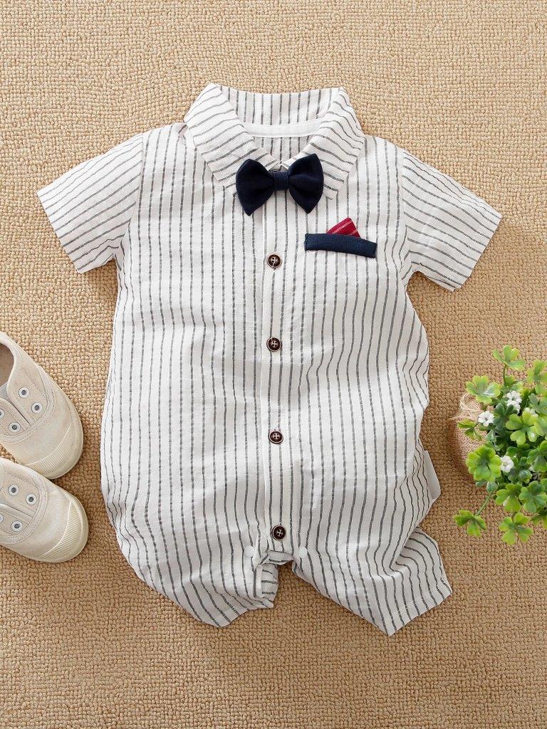 Baby Boy Stripe Romper