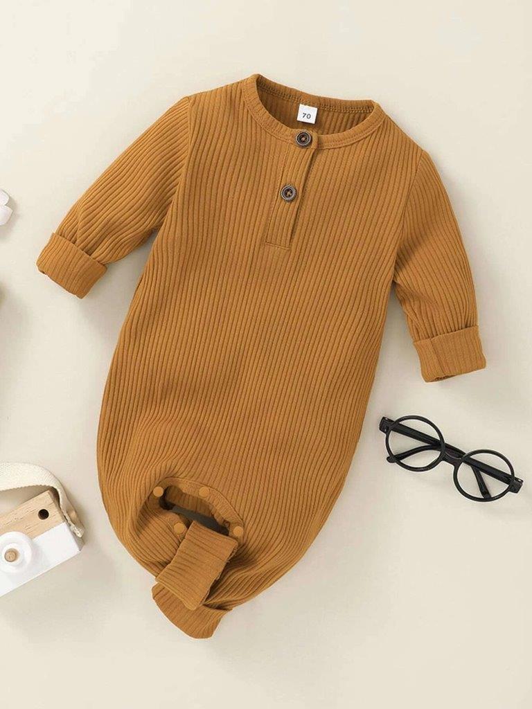 Baby Unisex Button Jumpsuit