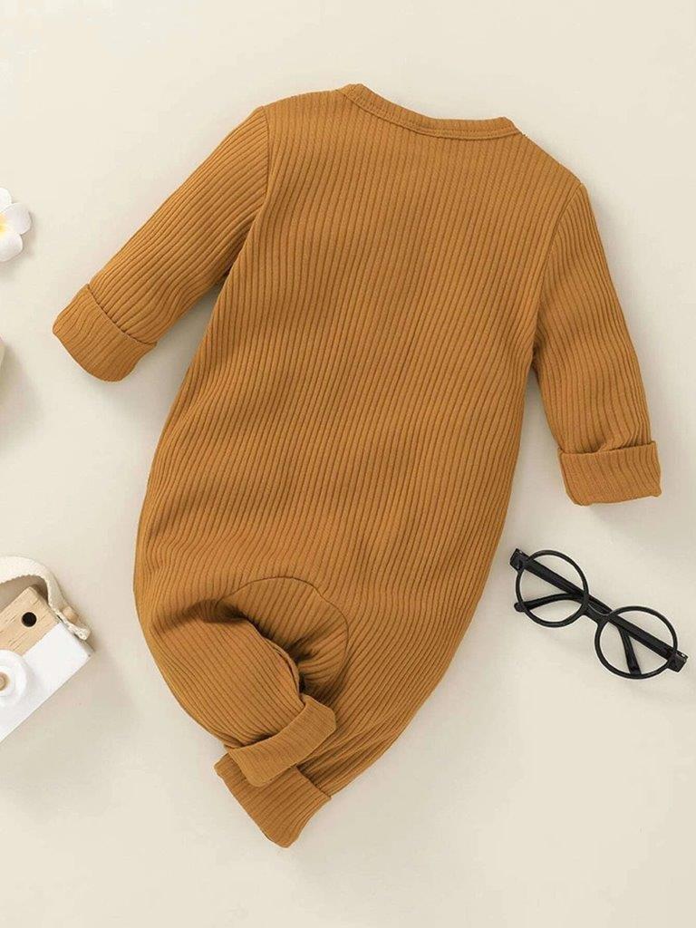 Baby Unisex Button Jumpsuit