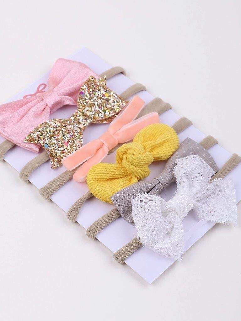 Baby 6 Piece Bow Set