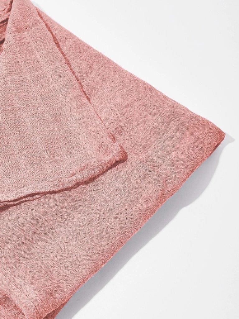 Baby Pink Muslin Blanket