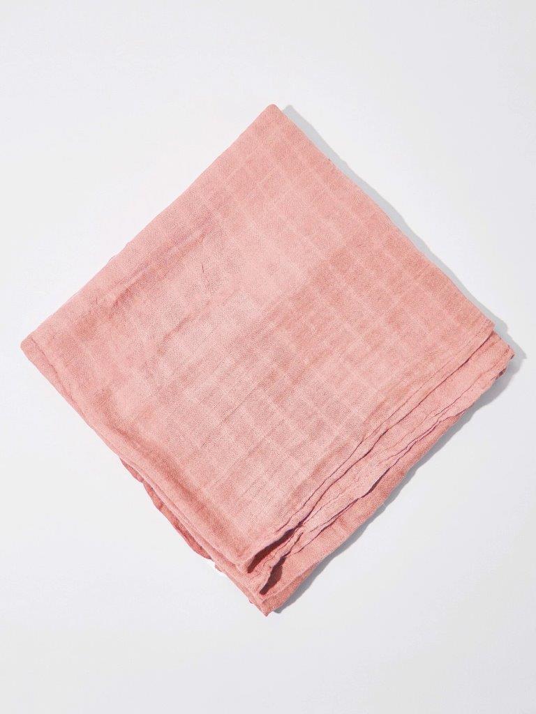Baby Pink Muslin Blanket