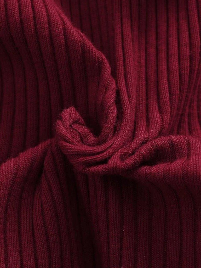 Baby Maroon Button Jumpsuit With Headband
