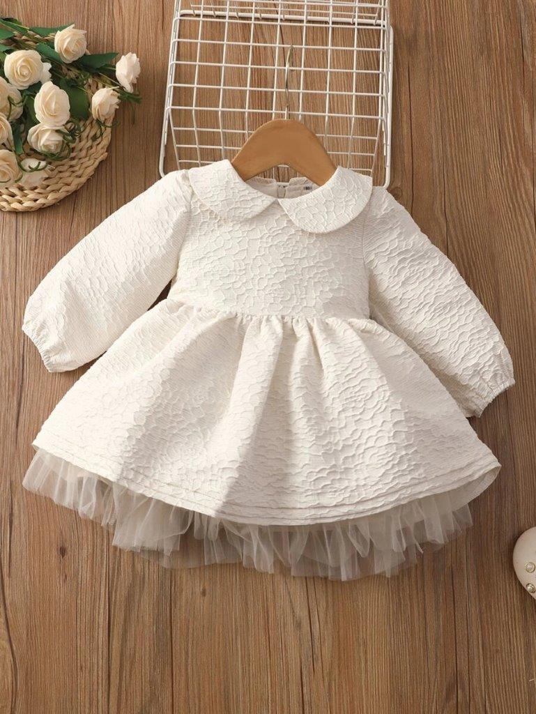 Baby Pattern Peter Pan Collar Dress