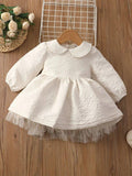 Baby Pattern Peter Pan Collar Dress