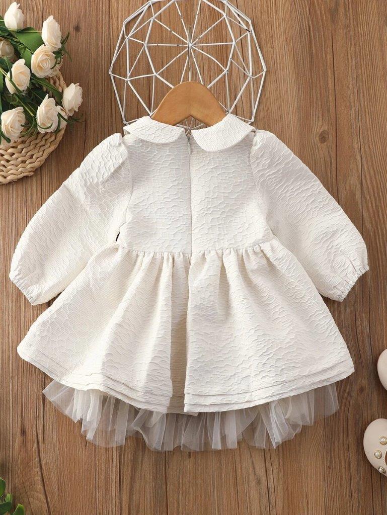 Baby Pattern Peter Pan Collar Dress