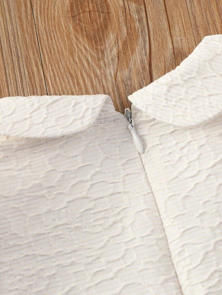 Baby Pattern Peter Pan Collar Dress