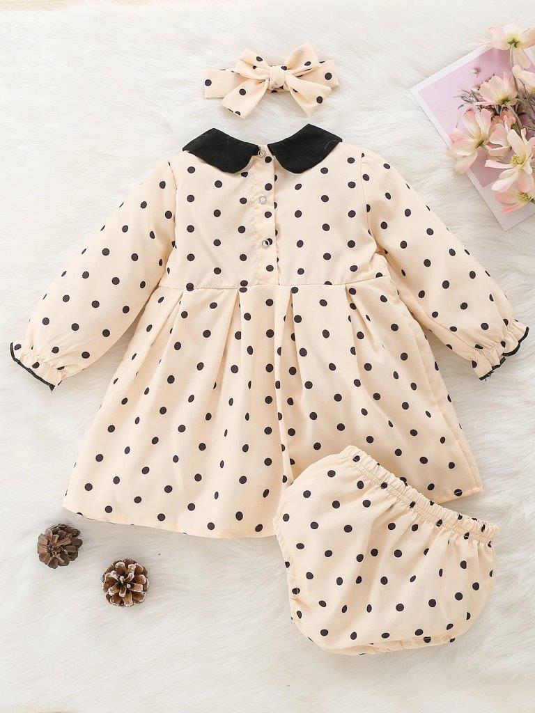 Baby Polka Dot 3 Piece Set