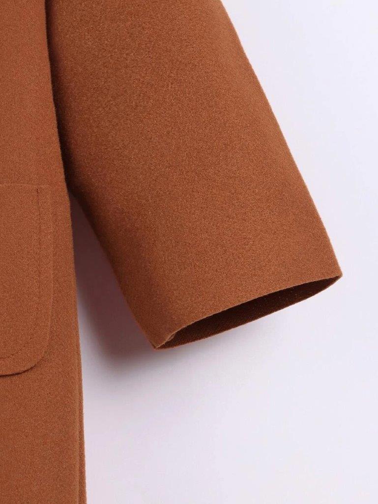 Toddler Pocket Coat Brown