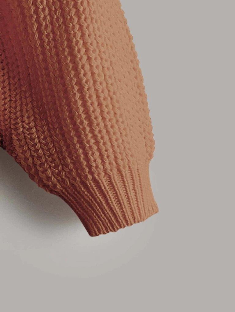 Toddler Girls Cable Knit Jersey