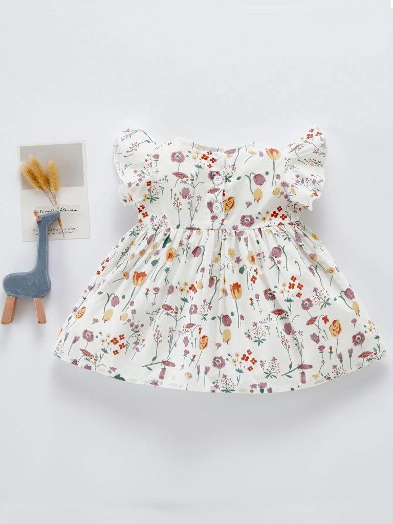 Baby Flower Ruffle Dress