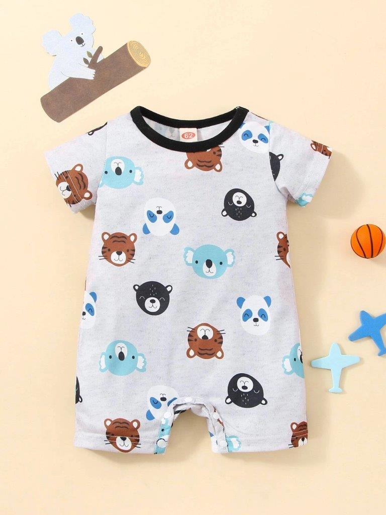 Baby Animal Print Romper