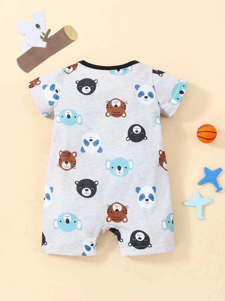 Baby Animal Print Romper